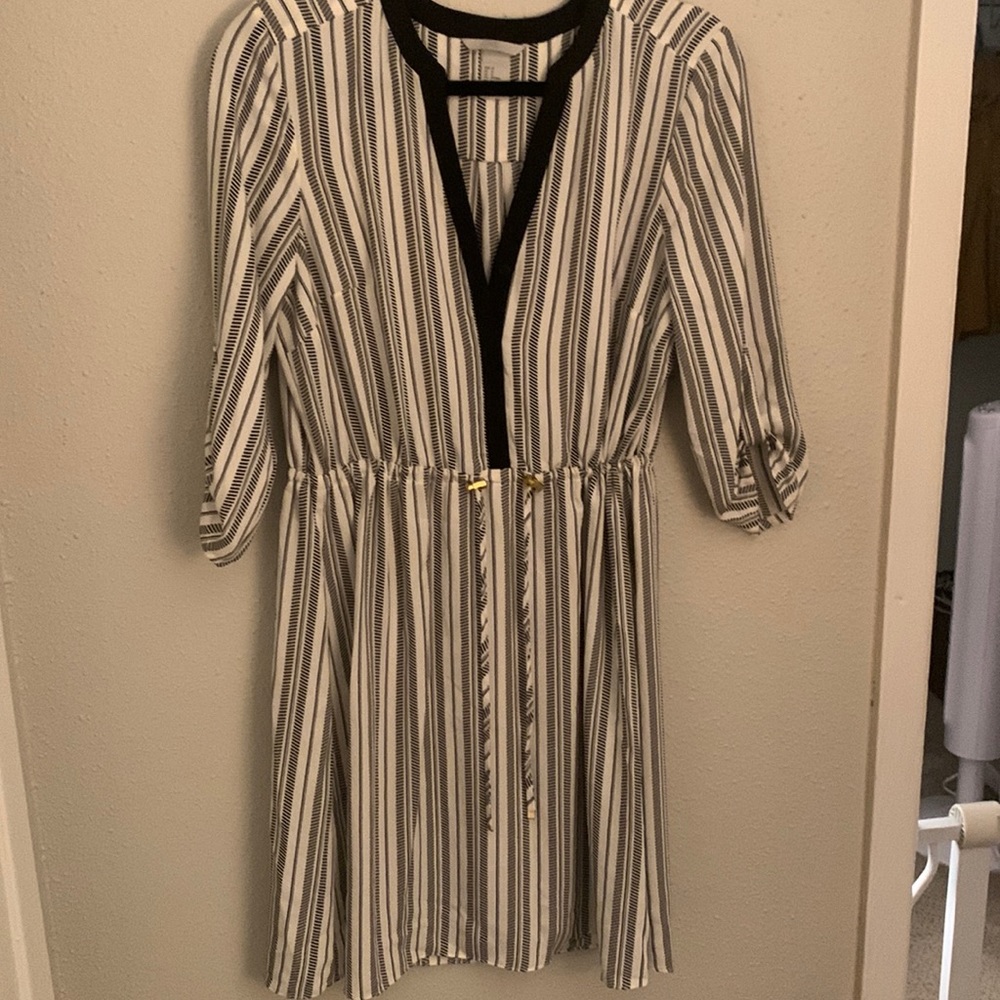 H&M Stripped Dress // Women’s US 12 // LIKE NEW!